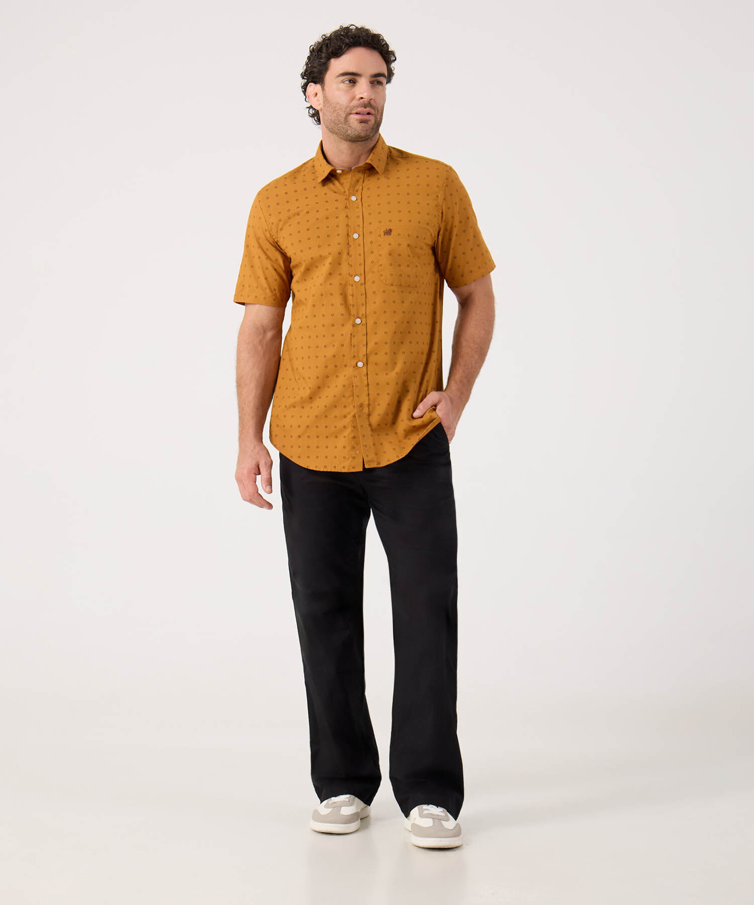 Pantalon Regular Para Hombre